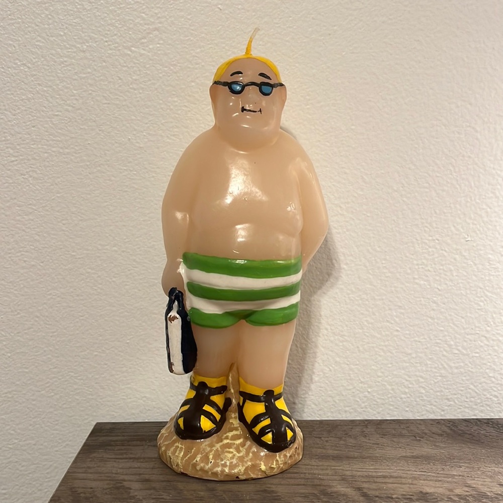 Man Shaped Candle